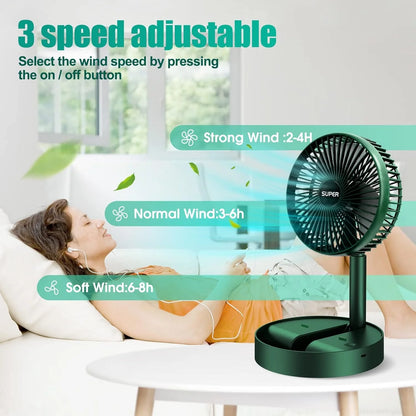 portable mini chargeable fan